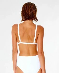 Rip Curl Womens Wave Stripers Stripe Banded Tri Swim Top 7 Rip Curl Womens Wave Stripers Stripe Banded Tri Swim Top