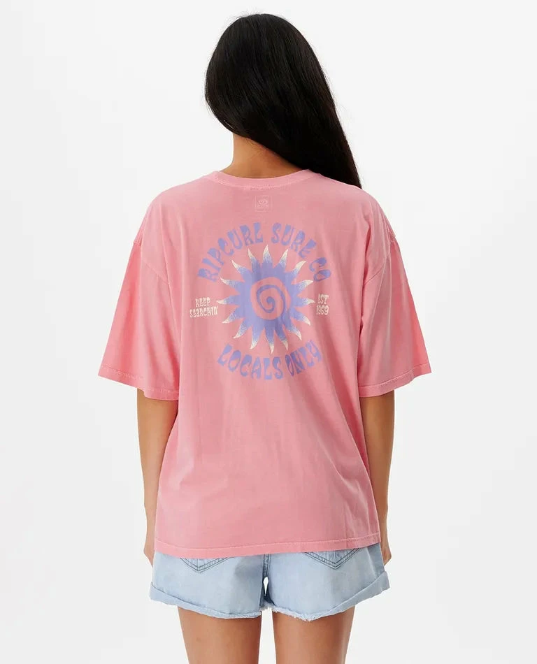 Rip Curl Locals Only Heritage S/S Tee Womens 4 Rip Curl Locals Only Heritage S/S Tee Womens
