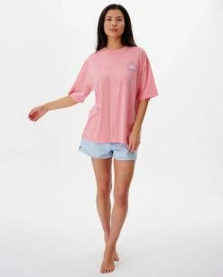 Rip Curl Locals Only Heritage S/S Tee Womens 8 Rip Curl Locals Only Heritage S/S Tee Womens