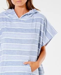 Rip Curl Womens Nomad Stripe Hooded Towel