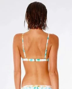 Rip Curl Womens Summer Palm Fixed Tri Swim Top