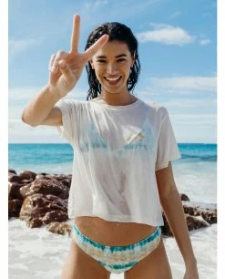 Rip Curl Summer Palm Full Coverage Swim Bottom Womens