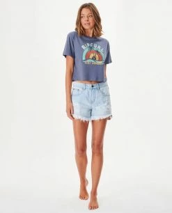 Rip Curl Womens Sunny Paradise Crop S/S Tee