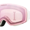 Oakley Flight Deck™ M Factory Pilot Snow Goggles (Prizm Hi Pink / Factory Pilot White Strap) Mens