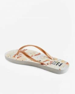 Billabong Dama Rubber Flip Flop Sandals Womens 31 Billabong Dama Rubber Flip Flop Sandals Womens