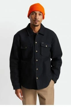 Brixton Mens Bowery Sherpa Lined Jacket