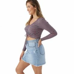 O'Neill Womens Leanne Stripe L/S Top