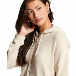Volcom Womens Lil Zip Fleece Zip-Up Hoodie (PS)