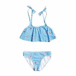 Roxy Little Girl's (2-7) Vichy Paradise Flutter Bikini Set