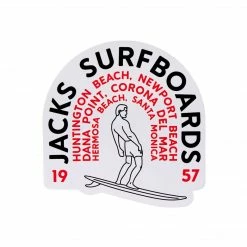 Jack's Surfboards Locations Sticker