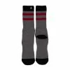 Jack's Surfboards Mens Socks-Black/Grey/Burgundy