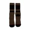 Jack's Surfboards Mens Socks-Brown/Black