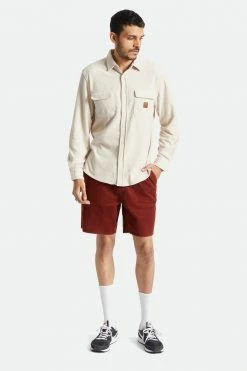 Brixton BOWERY LIGHTWEIGHT L/S ARCTIC STRETCH FLEECE FLANNEL