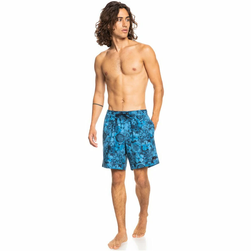 Quiksilver Ocean Mix 17" Volleys Shorts Mens 10 Quiksilver Ocean Mix 17" Volleys Shorts Mens