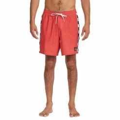 Quiksilver Mens DNA Checker Arch Volley Shorts