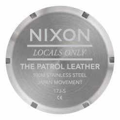 Nixon Mens Patrol Leather Watch