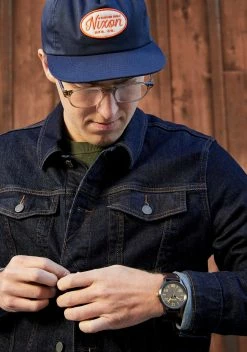 Nixon Mens Patrol Leather Watch