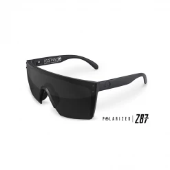 Heat Wave Mens Lazer Face Sunglasses In Polarized Black Z87
