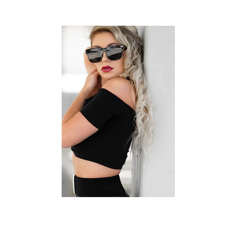 Heat Wave Women's Marylin Sunglasses - Polarized Black 3 Heat Wave Women's Marylin Sunglasses - Polarized Black