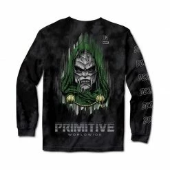 Marvel X Primitive Doom Washed Long Sleeve T-Shirt