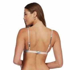 Roxy Printed Beach Classics Triangle Bikini Top