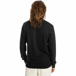 Quiksilver Mens Men's Essentials Crew Sweatshirt 8 Quiksilver Mens Men's Essentials Crew Sweatshirt