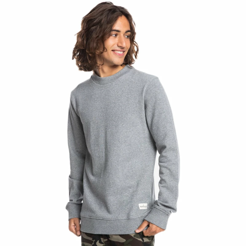 Quiksilver Mens Men's Essentials Crew Sweatshirt 4 Quiksilver Mens Men's Essentials Crew Sweatshirt