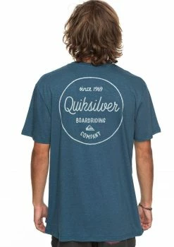 Quiksilver Activist Morning Slides S/S Pocket Tee (Past Season )