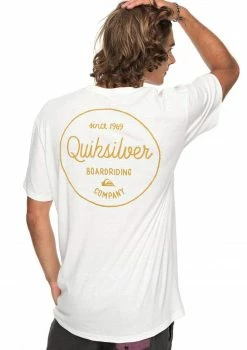 Quiksilver Activist Morning Slides S/S Pocket Tee (Past Season )