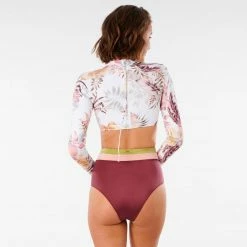 Rip Curl Tallows Good Long Sleeve One Piece Swimsuit Womens