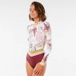 Rip Curl Tallows Good Long Sleeve One Piece Swimsuit Womens 12 Rip Curl Tallows Good Long Sleeve One Piece Swimsuit Womens
