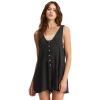 Billabong Fade Away Button-Up Knit Romper 1 Billabong Fade Away Button-Up Knit Romper