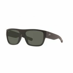 Costa Sampan Sunglasses (Matte Black/Gray - Polarized) Mens