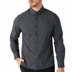 7 Diamonds Santiago 4-Way Stretch L/S Shirt Mens