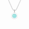 Get Back Supply Co. St. Christopher Surf Necklace- Aqua/White Mens 2 Get Back Supply Co. St. Christopher Surf Necklace- Aqua/White Mens