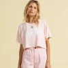 Billabong Womens The Salty Blonde Just Beachin Cropped Tee