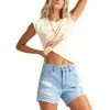 Billabong Womens How Bout That Indigo Denim Shorts