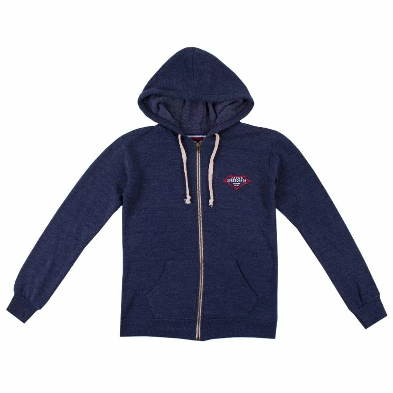 Jack's Surfboards Women's Retro Lam Zip Up Hoodie Womens 6 Jack's Surfboards Women's Retro Lam Zip Up Hoodie Womens