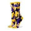 Women's Stance Lakers Camo Crew Socks Womens