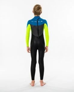 Kids Junior Rip Curl Omega 3/2mm Back Zip Fullsuit
