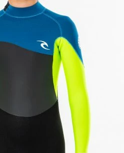 Kids Junior Rip Curl Omega 3/2mm Back Zip Fullsuit
